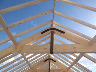 Steel Roof Supports.