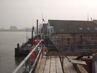 View of the new lifeboat shed.