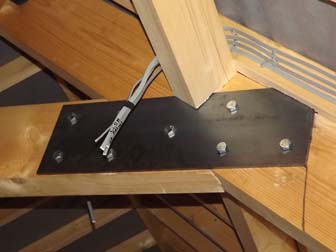 Wiring in place ready for the fittings.