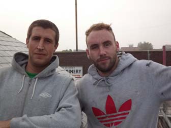 Asa and David take five.