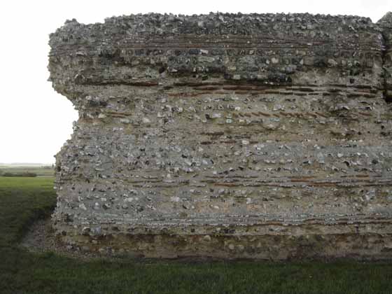 Burgh Castle - The Walls